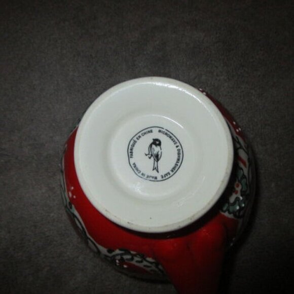 Anthropologie ELKA Ayaka PEDESTAL Coffee MUG Cup FOOTED Twist Handle TEXTURED - Picture 9 of 10